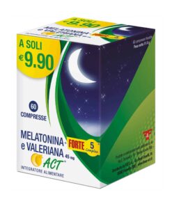 Melatonina Act+ Forte 5 Complex e Valeriana