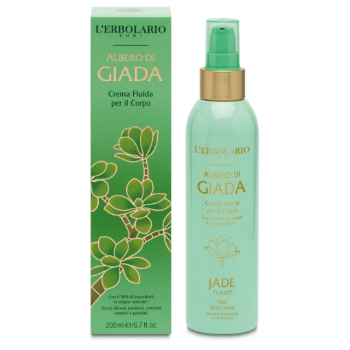 lerbolario crema corpo albero di giada nutriente setosa profumata