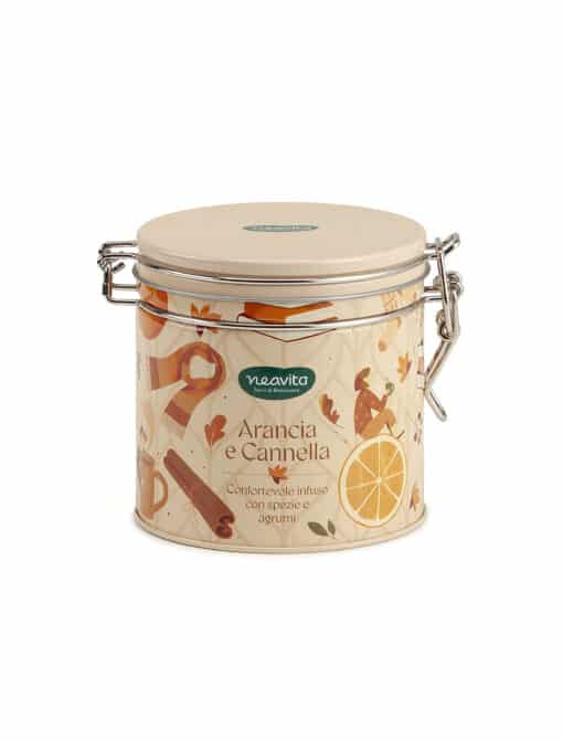 Neavita Warmy Tea Barattolo Infuso Arancia e Cannella 12 filtri